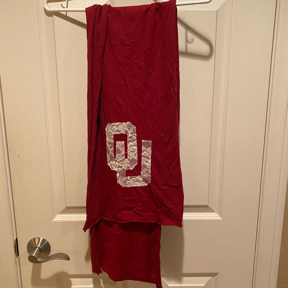 OU Boomer Sooner, University of Oklahoma Maroon Scarf